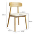 Levede 2x Dining Chairs Kitchen Chair Natural-2018816919242674178