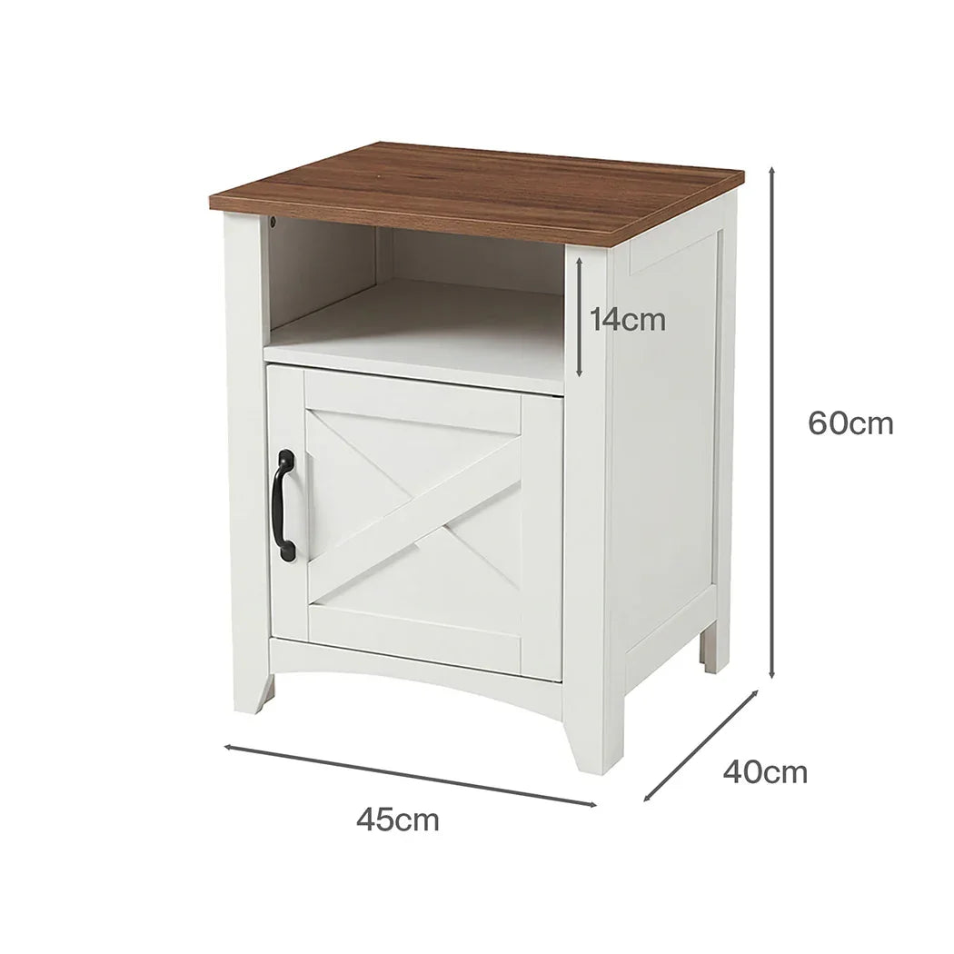 Levede Bedside Tables Nightstands Set of 2 Storage Cabinet Bedroom Living Room-2050056779924115458