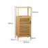 Levede  Bathroom Bamboo Storage Cabinet Natural