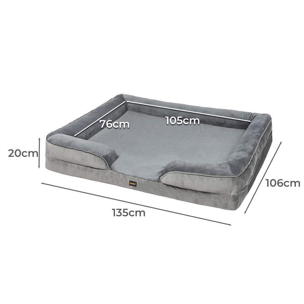 PaWz Memory Foam Pet Sofa Bed Cushion XXL XX-Large-1973193676557520898