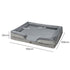 PaWz Memory Foam Pet Sofa Bed Cushion XXL XX-Large-1973193676557520898