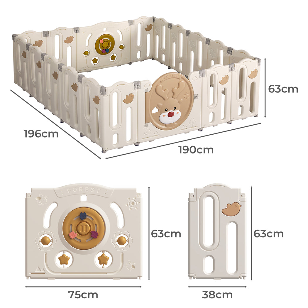 BoPeep Kids Playpen Baby Safety Gate-1864184332659331074