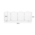 PaWz Wooden Pet Gate Dog Fence Safety White-1864184532832489474