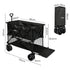 Lambu Folding Wagon Cart Double Shelves-1942353683513741314