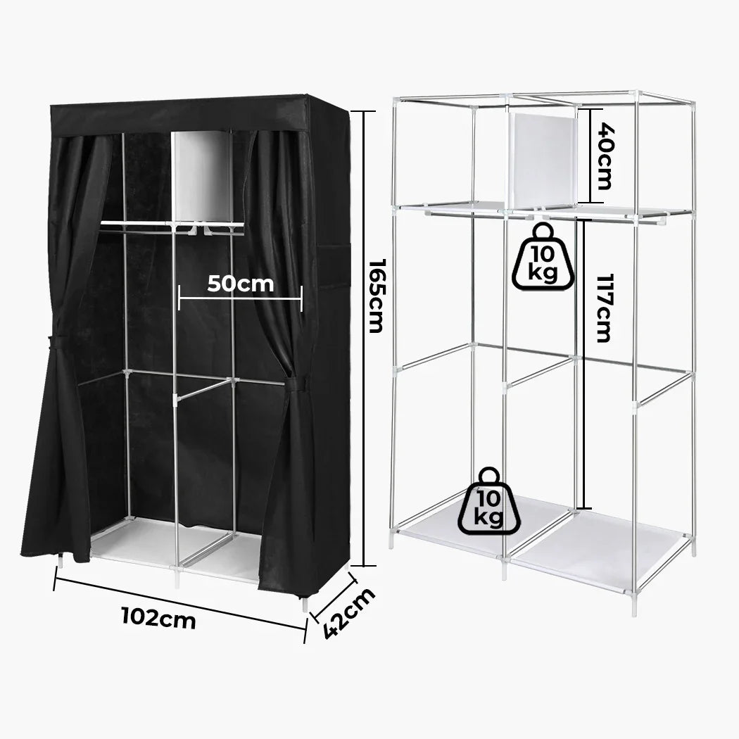 Levede Portable Closet Wardrobe Organizers 102CM-2018816667961921538