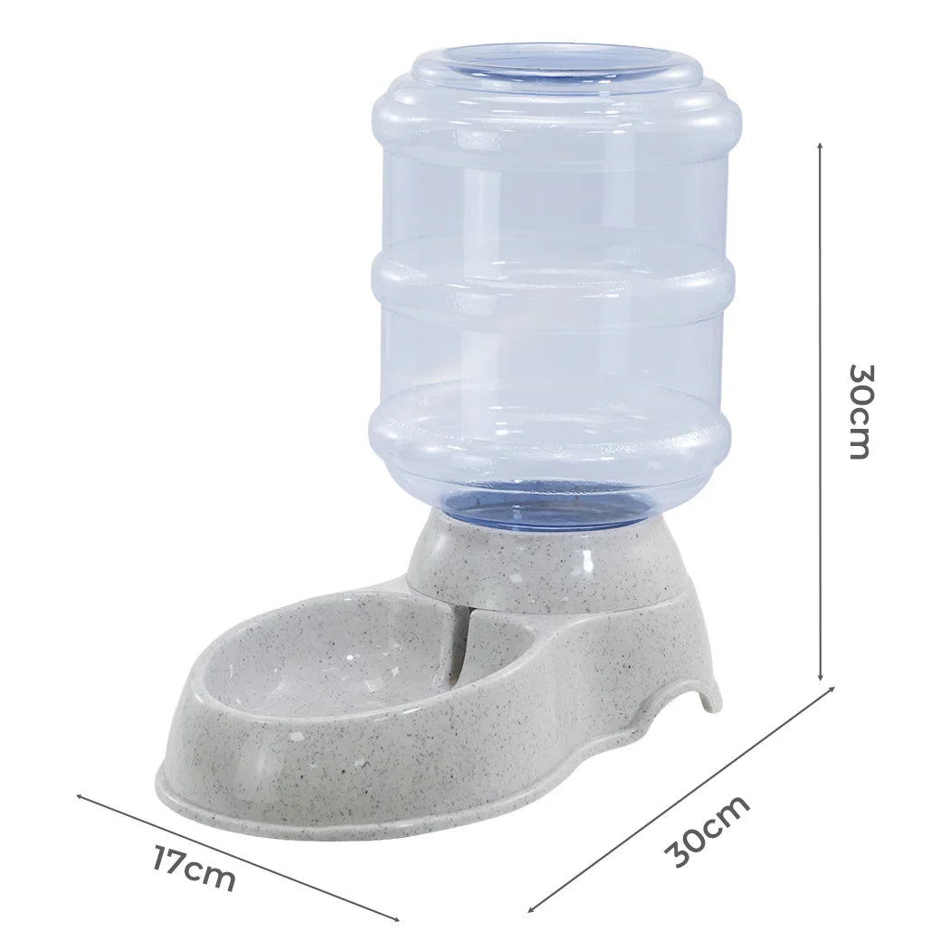 Pawz Automatic Pet Feeder Water Dispenser 3.5L Grey-2050056903739969538