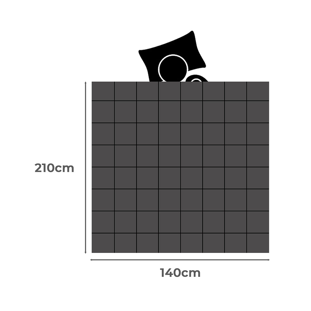 Dreamz Renewable Fiber Quilt Soft 400GSM Single-2065254412082876418