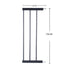 Levede Baby Safety Gate Adjustable Pet Black 20cm Extension-1864183161387356162