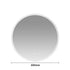 EMITTO LED Wall Mirror Round Anti-fog 60CM-2065254621449949186
