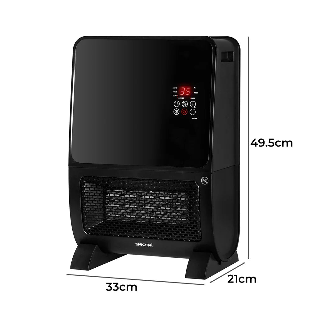Spector Heater Humidifier 2 In 1 Portable-2029387276928290818
