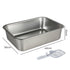Pawz Stainless Steel Cats Litter Box 10cm Height Small Animals Easy Entry Clean-2065254295179235330