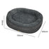 Pawz Orthopedic Plush Dog Bed Soft Washable Pet Bed Grey Cosy Cushion XXXL Size-2050056795103301634