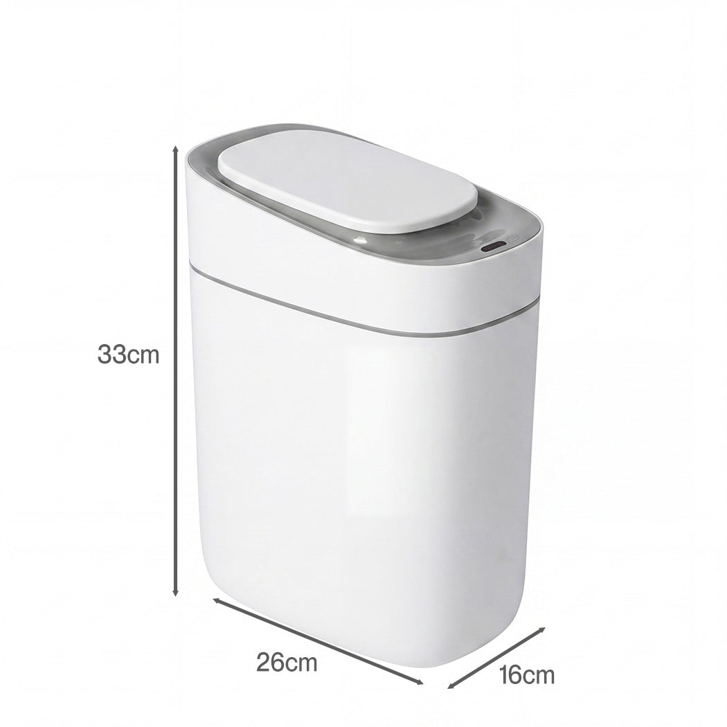 Toque Smart Sensor Trash Can 9L Automatic Touchless IPX4 Waterproof Bathroom-2072893580413898754