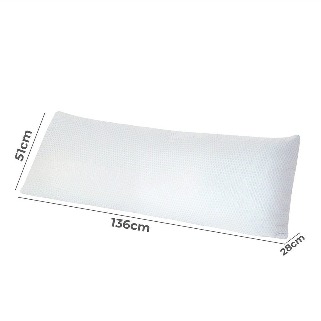 Dreamz Full Body Pillow Memory Foam Soft Maternity-2065254274388070402
