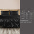 DreamZ Silky Satin Sheets Fitted Flat Queen Black-1864183177682227202