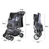 PaWz Large Pet Stroller Dog Cat Carrier Plaid-2006733030680563714