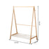 Levede Clothes Rack Wooden Wardrobe Natural-1864183302496325634