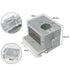 PaWz Foldable Cat Litter Box Tray Enclosed Grey-2029387229859811330