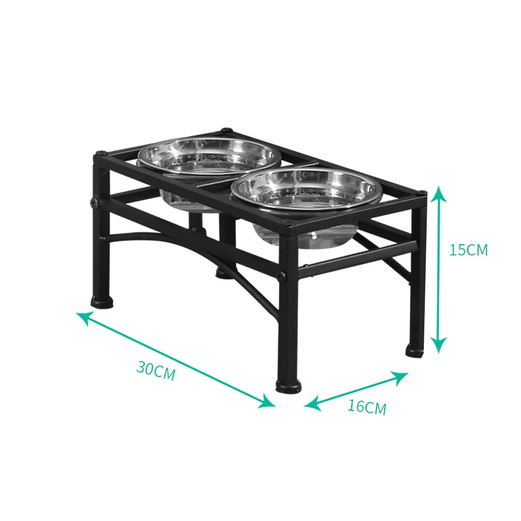 PaWz Dual Elevated Raised Pet Dog Feeder Small-2018816643177779202