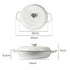 TOQUE 3.5L Enamel Dutch Oven Pan in White Colour-2018816806898241538