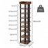 Levede Narrow Shoe Rack Vertical 9-Tier Shoe Storage Organiser Shelf Side Hooks-2072893554740563970