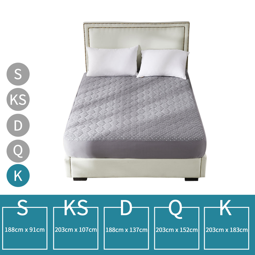 Dreamz Mattress Protector Topper Bamboo King-2018816771393458178