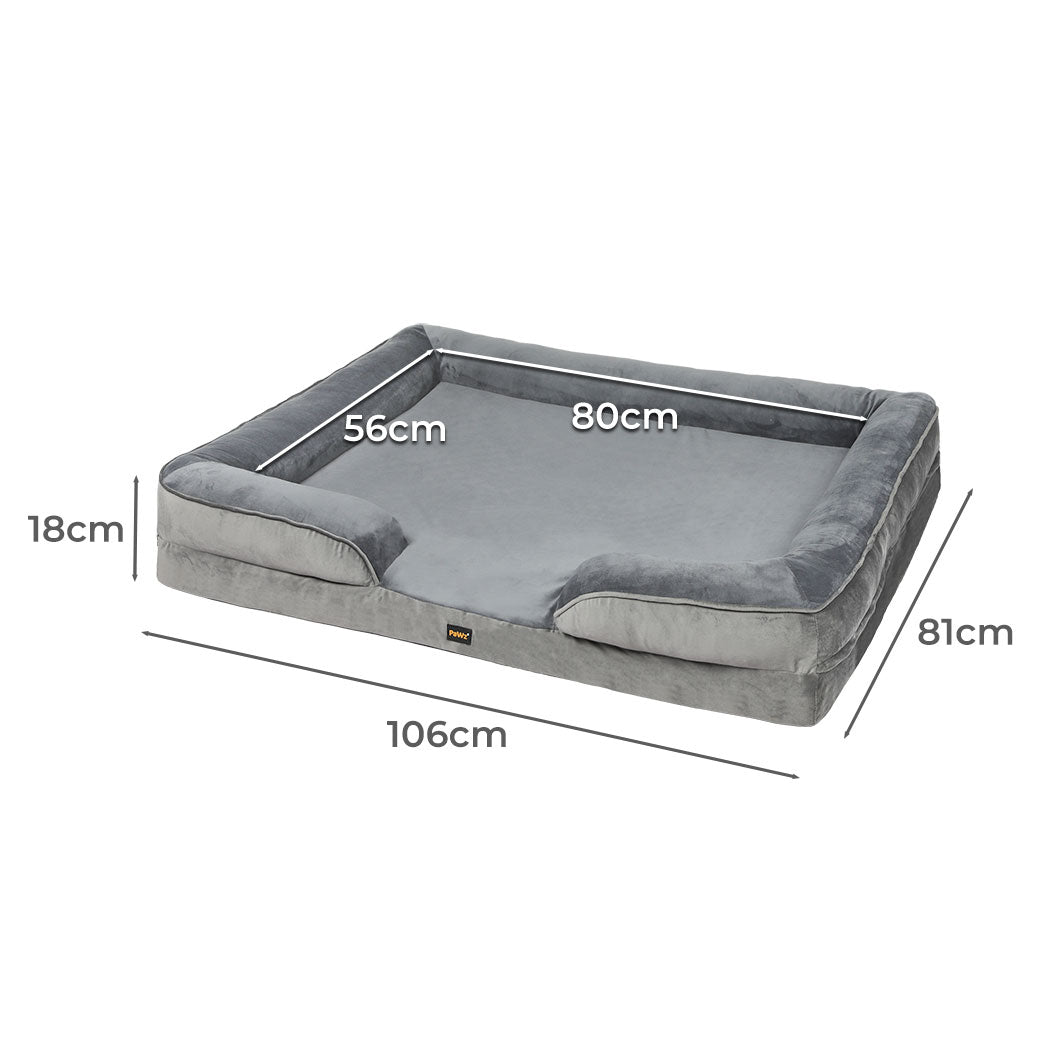 PaWz Memory Foam Pet Sofa Bed Cushion XL X-Large-1864184544832393218