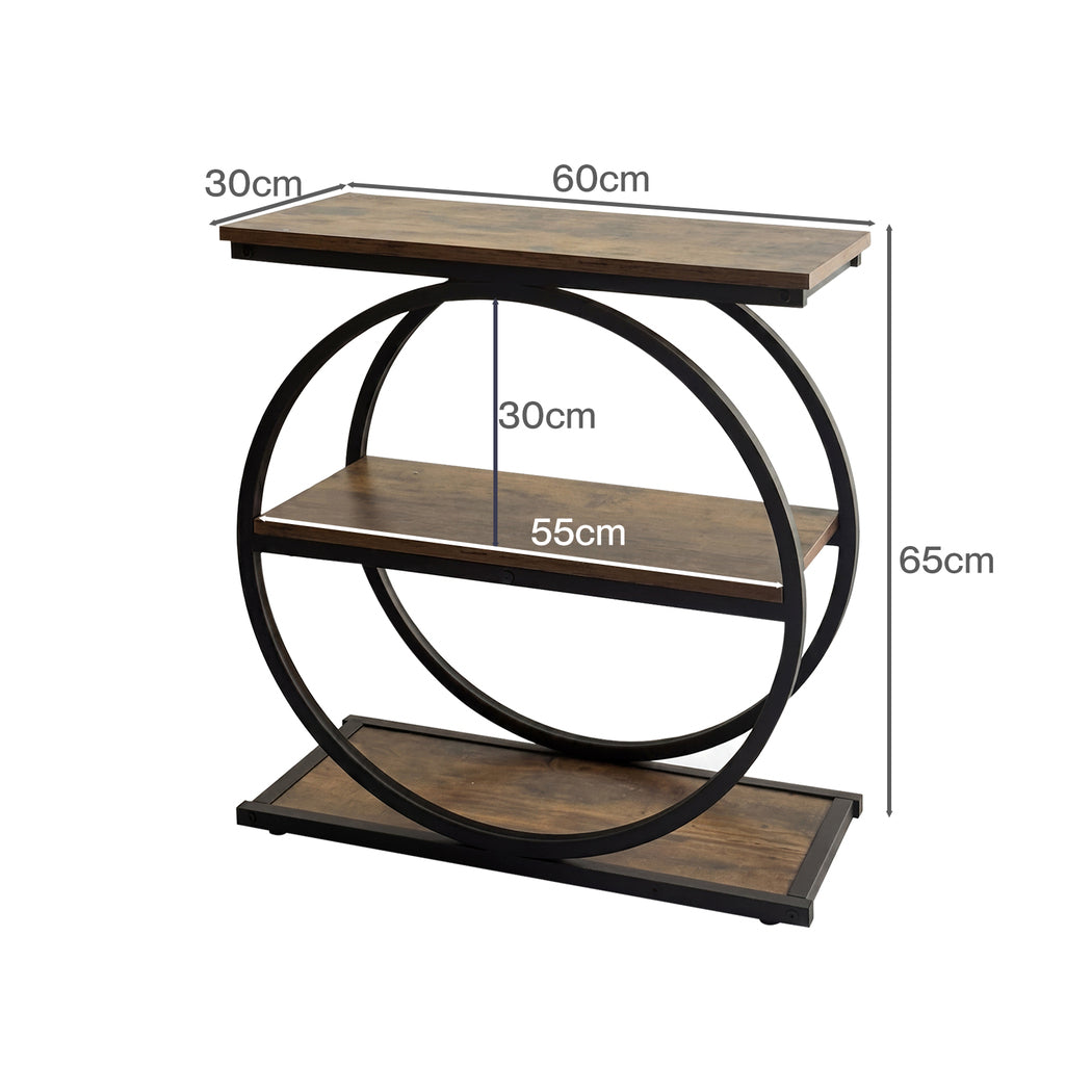 Levede Narrow Side Table 3 Tiers End Table Adjustable Sofa Side Table Bedroom-2050059016712884226