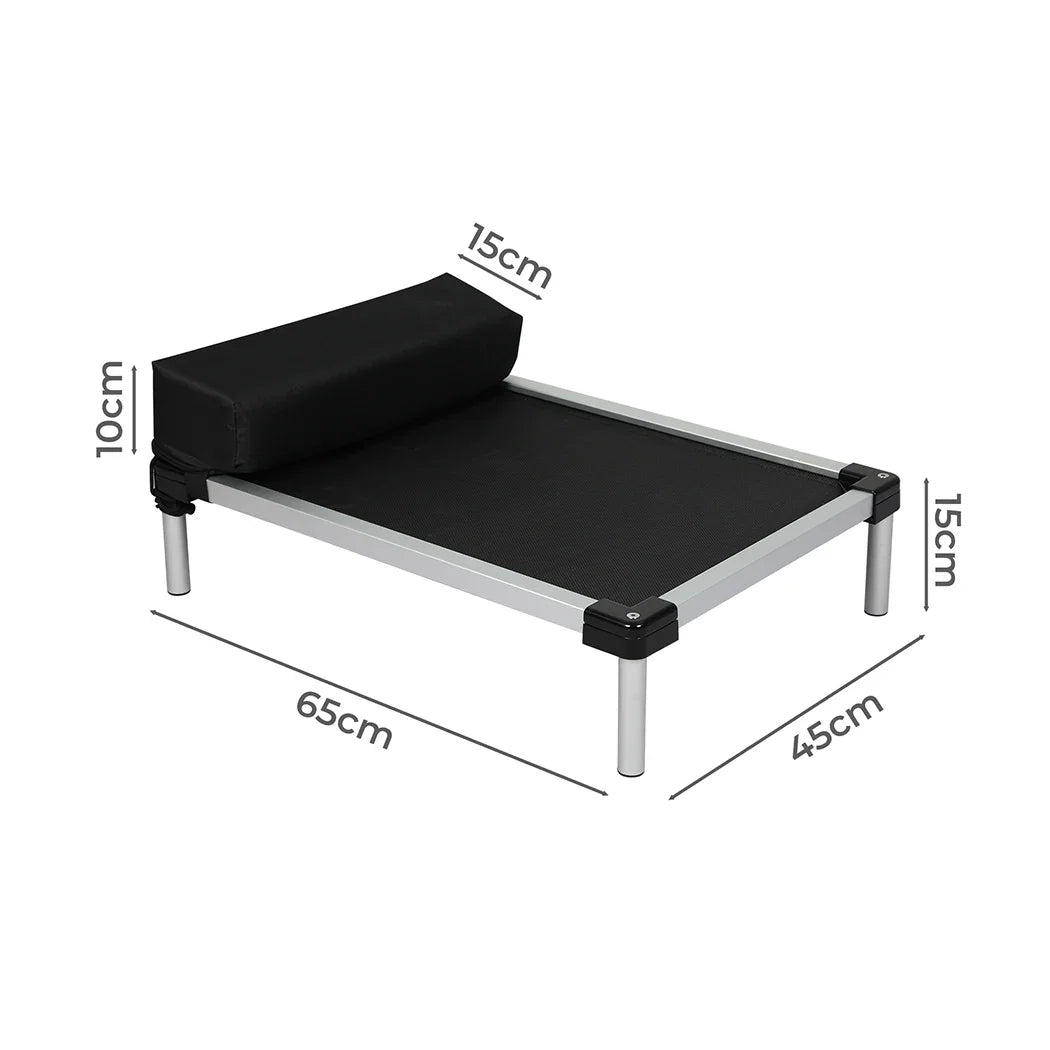 PaWz Pet Trampoline Aluminium Frame M Black Medium-2018816804138389506