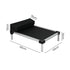 PaWz Pet Trampoline Aluminium Frame M Black Medium-2018816804138389506