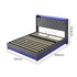 Levede Double Bed Frame Gas Lift LED Light-2006732862769991682