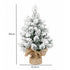 Santaco Christmas Tree 49cm Mini Christmas Tree LED Lights Snow Flocked PVC-2100035037939503106