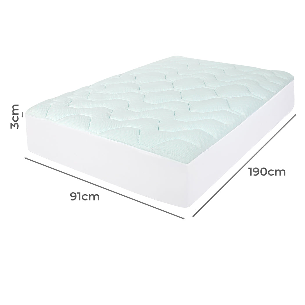 Dreamz Mattress Topper Pillowtop Cover Protector Single-2050056897066831874