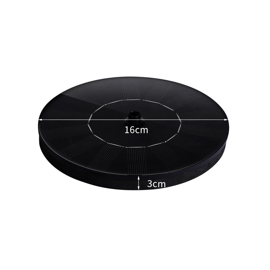 Solar Fountain Powered Water Power Floating-2018816637632909314