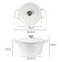 TOQUE 4L Enamel Dutch Oven Pot in White Colour-2018816786526507010