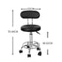 Levede Salon Stool Swivel Bar Stools-1864183231763582978