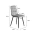 Levede 4x Dining Chairs Kitchen Chair Grey Faux Leather-2006733265016328194