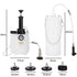 Manan Brake Bleeding Kit 3L Pressure Bottle With 4 Adapters For Car Garage White-2109799588632924163
