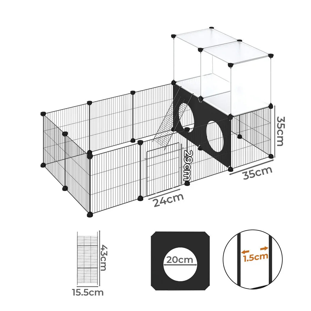 Pawz Guinea Pig Playpen Small Animal Cage DIY  Fence-2050056793991811074