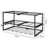 Levede Garage Storage Organiser 3 Tier Wall Mounted Power Tool Rack Metal Black-2109799601446522883