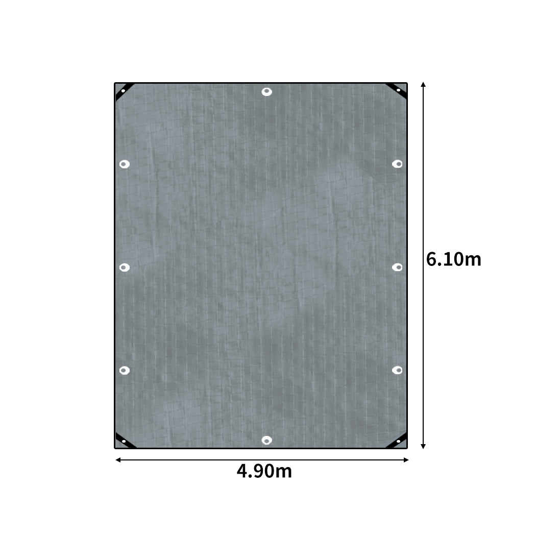 Manan Tarp Tarpaulin 200GSM Camping 4.9mx6.1m-2006732937210499074