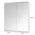 Yezi Workout Mirror Home Gym Mirror 2 Pcs Tempered Glass Full Length Wall Mount-2050059009213468674