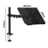 Levede Single Monitor Arm Desk Mount for 13-32 Inch Height Adjustable Black-2100035032906338306