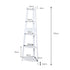 Levede 5 Tier Corner Shelf Wooden Storage White-2018816791236710402