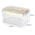 Levede Medical Storage Box Two Layer Medicine Case-2011971129425661954