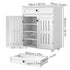 Levede Shoe Cabinet Door Storage Rack Cupboard White-2050056913709830146