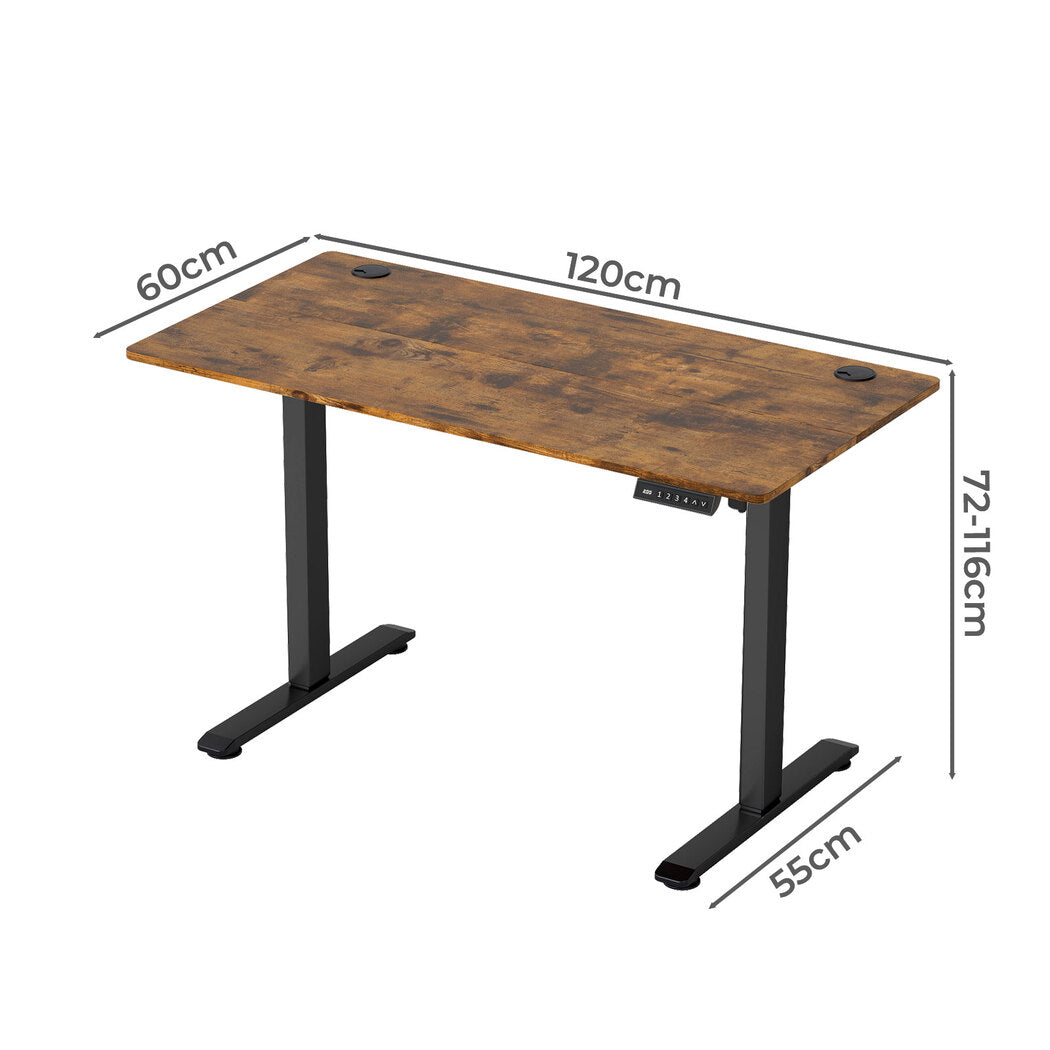 Levede Electric Standing Desk Height Adjustable 120cm-2065254653284716546
