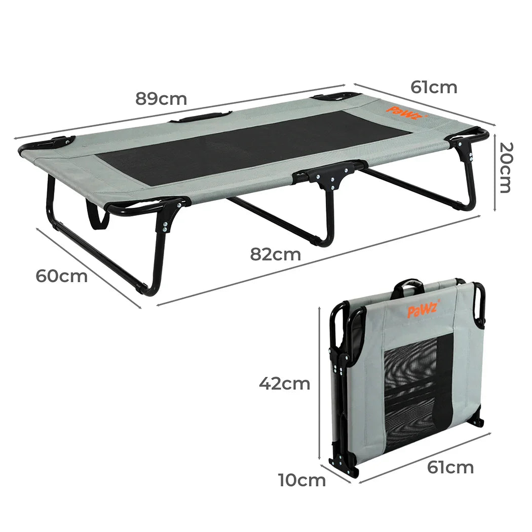Pawz Pet Elevated Bed Dog Raised Trampoline Foldable Large M Size-2018816751361462274