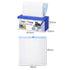 Pawz Cat Litter Bags 45 x 50cm 10kg 2Rolls 40ct Drawstring HDPE White Blue-2100034990476759042