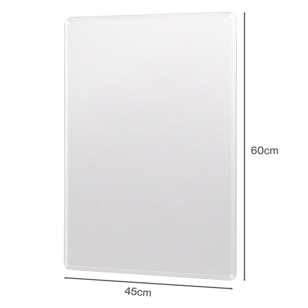 Yezi Wall Vanity Mirror Decorative Bathroom HD Glass Anti-explosion Frameless-2050059009041502210